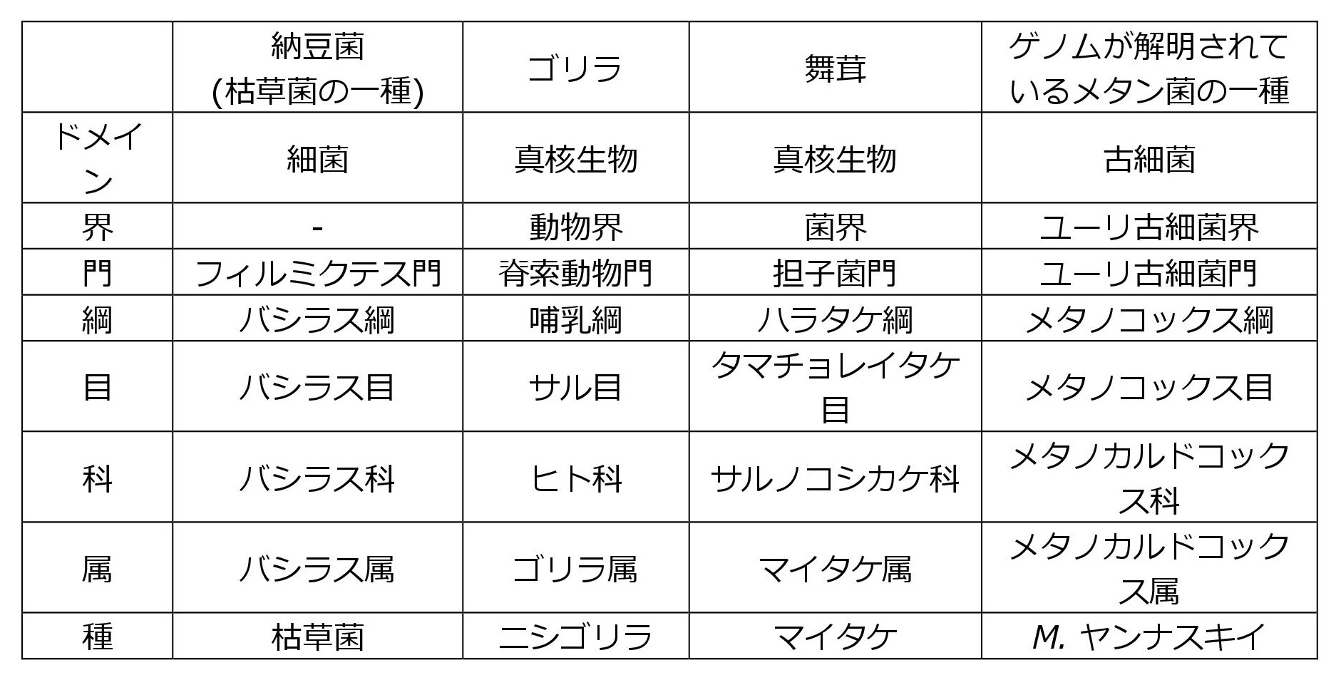 生物分類 JapaneseClass.jp